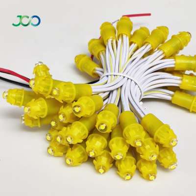 JS SMART LED Outlet 9mm Christmas LED Pixel Modules String Lights Red/ White/ Blue/ Green/ Yellow DC 12V